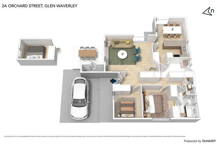 Floorplan of Homely townhouse listing, 2A Orchard Street, Glen Waverley VIC 3150