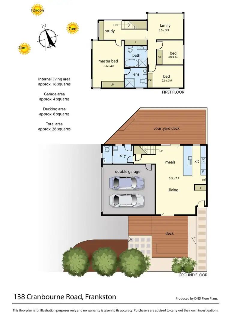Floorplan of Homely townhouse listing, 138 Cranbourne Road, Frankston VIC 3199