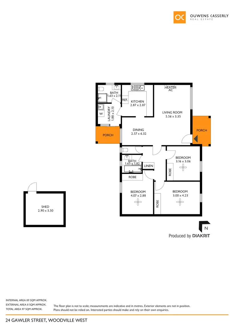 Floorplan of Homely house listing, 24 Gawler Street, Woodville West SA 5011