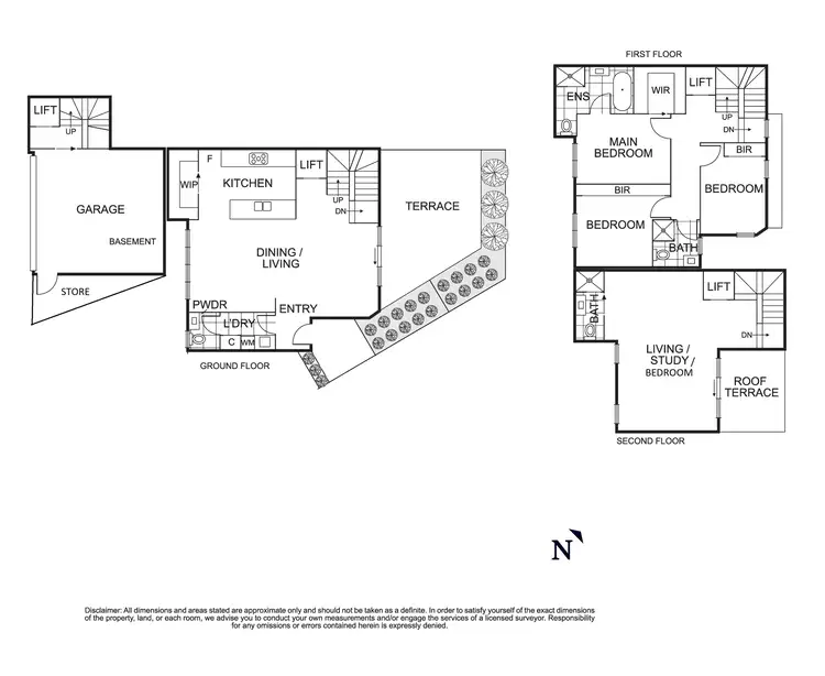 Floorplan of Homely townhouse listing, 6/46 Somerville Street, Doncaster VIC 3108
