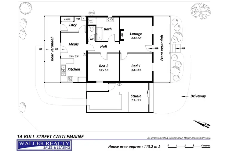 Floorplan of Homely house listing, 1A Bull Street, Castlemaine VIC 3450
