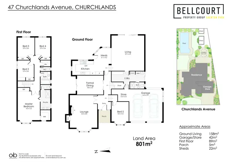 Floorplan of Homely house listing, 47 Churchlands Avenue, Churchlands WA 6018