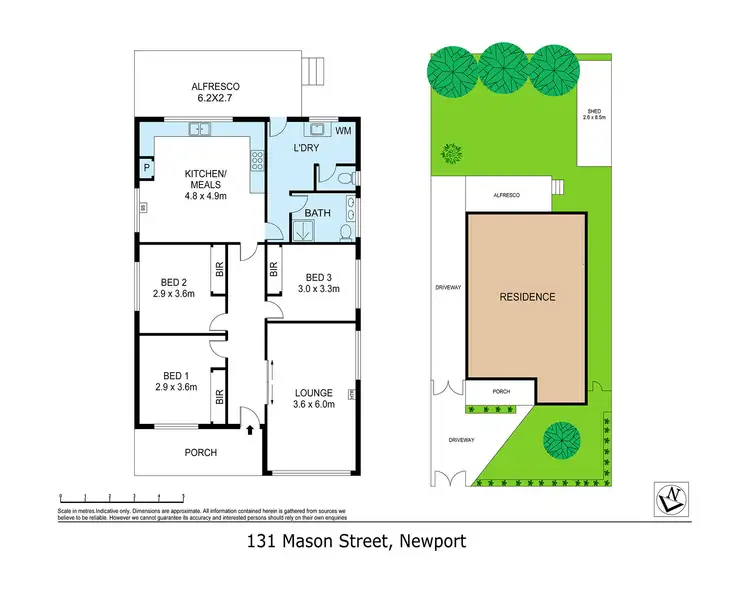 Floorplan of Homely house listing, 131 Mason Street, Newport VIC 3015