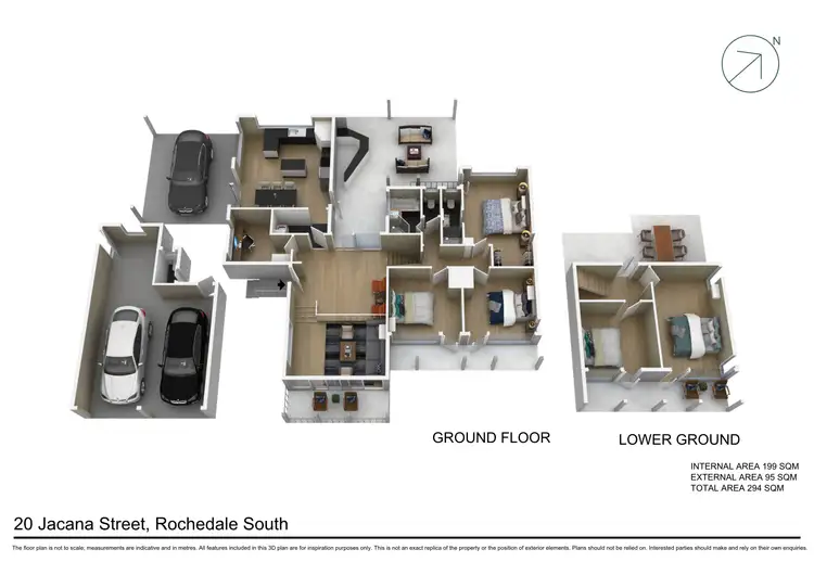 Floorplan of Homely house listing, 20 Jacana Street, Rochedale South QLD 4123