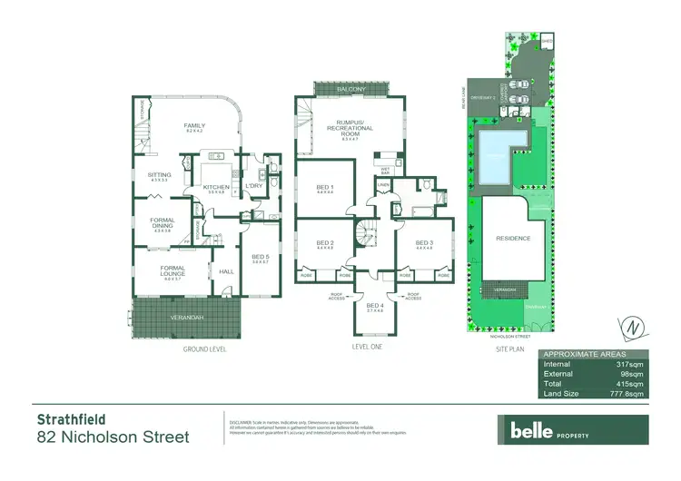 Floorplan of Homely house listing, 82 Nicholson Street, Strathfield NSW 2135