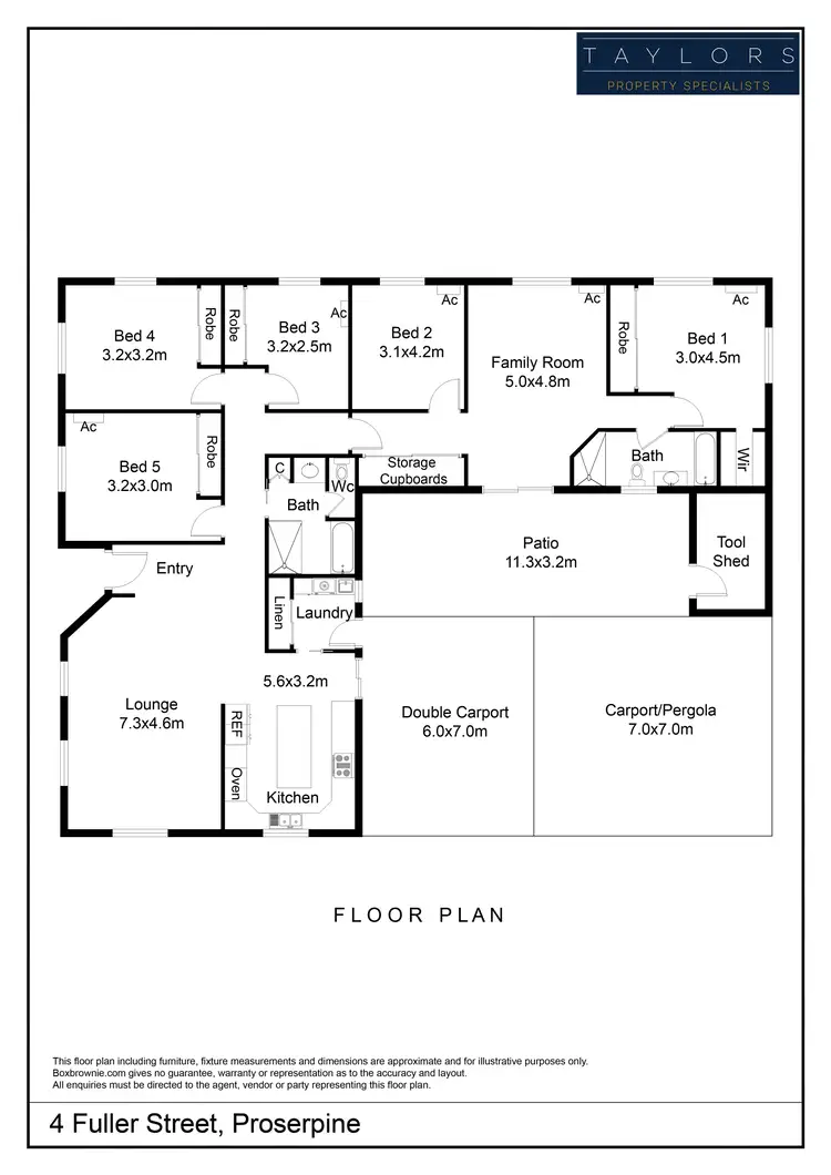 Floorplan of Homely house listing, 4 Fuller Street, Proserpine QLD 4800