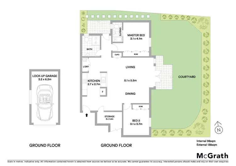 Floorplan of Homely apartment listing, 2/107 Forest Way, Belrose NSW 2085