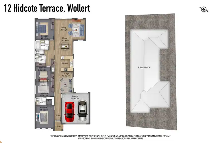 Floorplan of Homely house listing, 12 Hidcote Terrace, Wollert VIC 3750