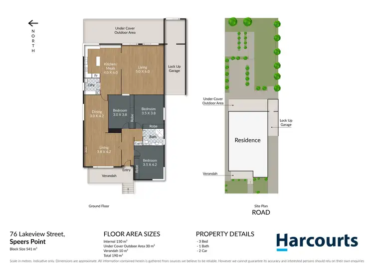 Floorplan of Homely house listing, 76 Lakeview Street, Speers Point NSW 2284