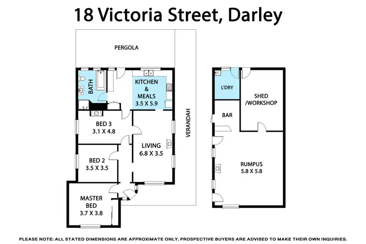 Floorplan of Homely house listing, 18 Victoria Street, Darley VIC 3340