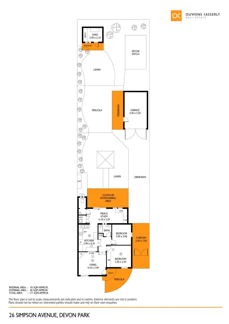 Floorplan of Homely house listing, 26 Simpson Avenue, Devon Park SA 5008
