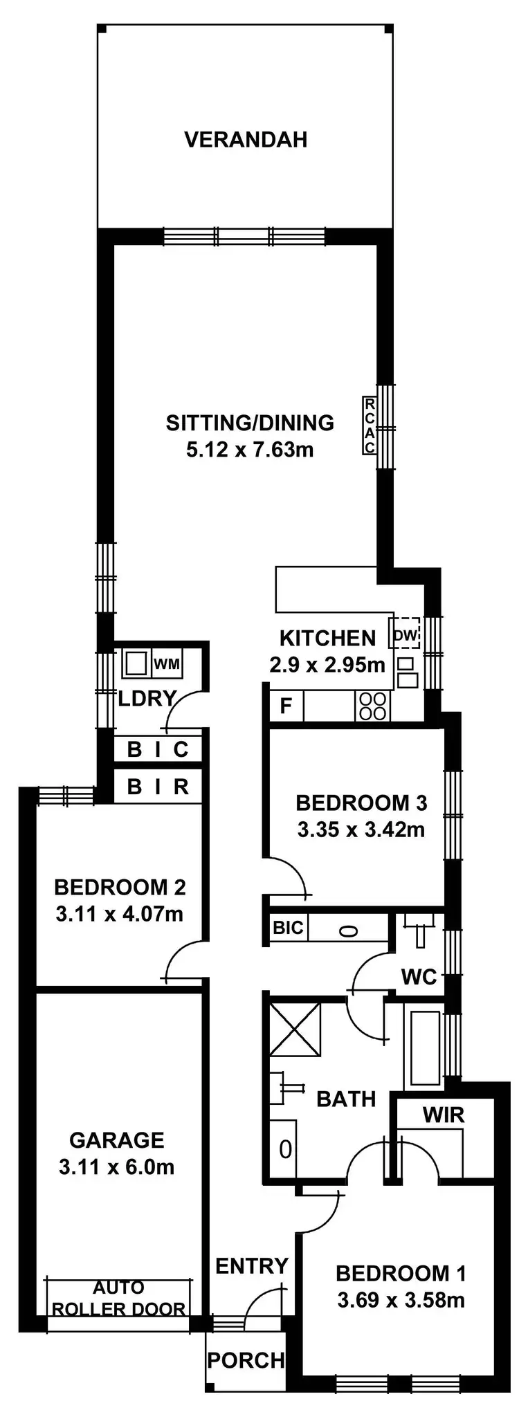 Floorplan of Homely house listing, 44a Ralph Street, Sturt SA 5047