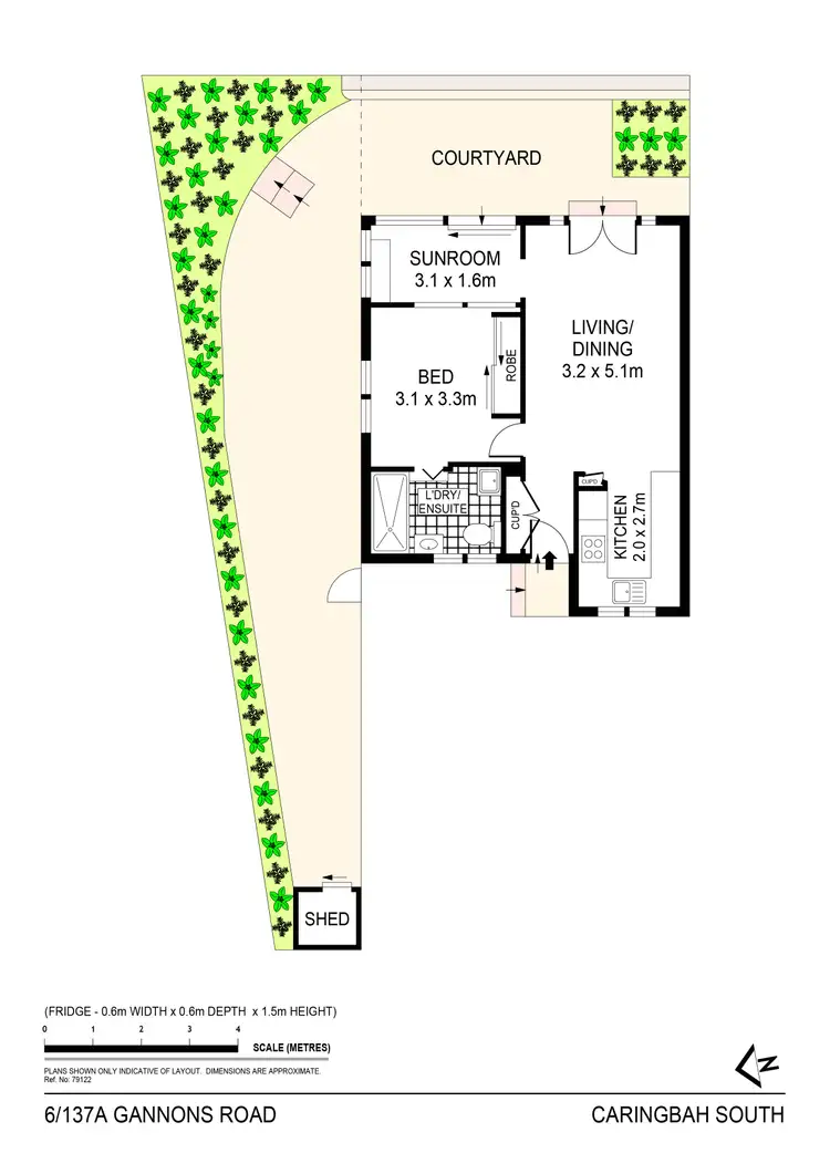 Floorplan of Homely villa listing, 6/137a Gannons Road, Caringbah South NSW 2229