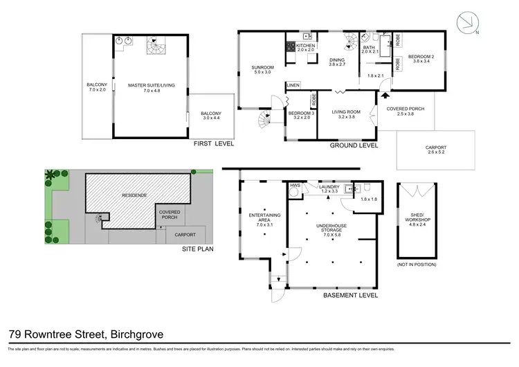 Floorplan of Homely house listing, 79 Rowntree Street, Birchgrove NSW 2041