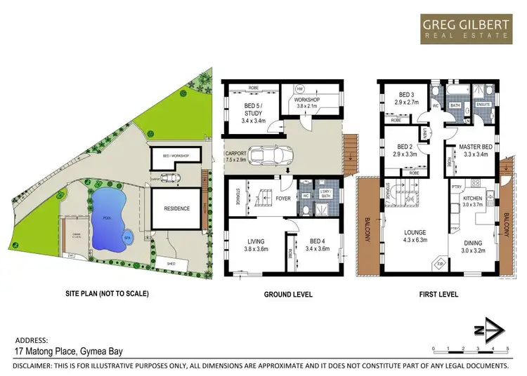 Floorplan of Homely house listing, 17 Matong Place, Gymea Bay NSW 2227