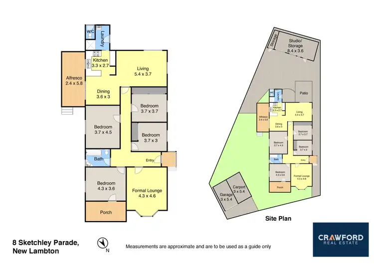 Floorplan of Homely house listing, 8 Sketchley Parade, New Lambton NSW 2305