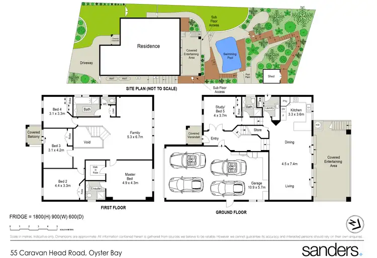 Floorplan of Homely house listing, 55 Caravan Head Road, Oyster Bay NSW 2225
