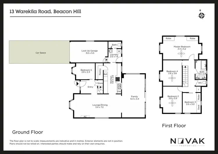 Floorplan of Homely house listing, 13 Warekila Road, Beacon Hill NSW 2100
