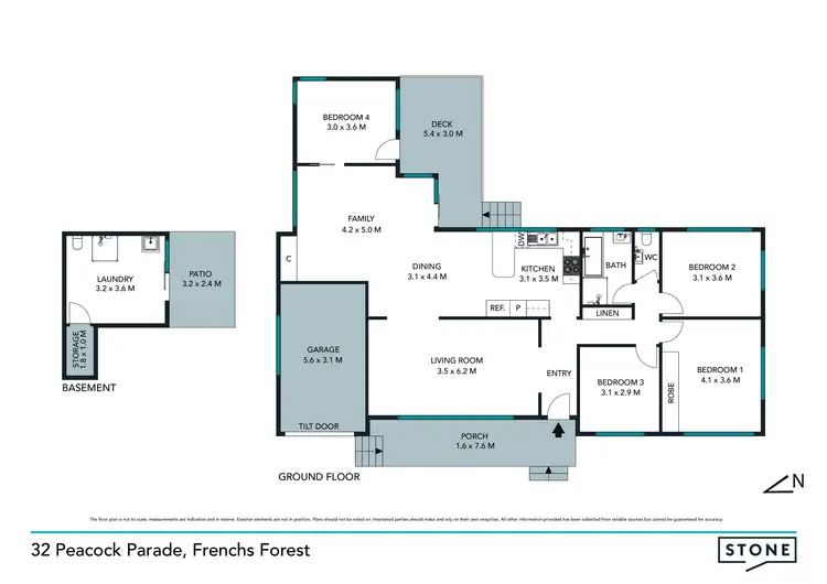 Floorplan of Homely house listing, 32 Peacock Parade, Frenchs Forest NSW 2086