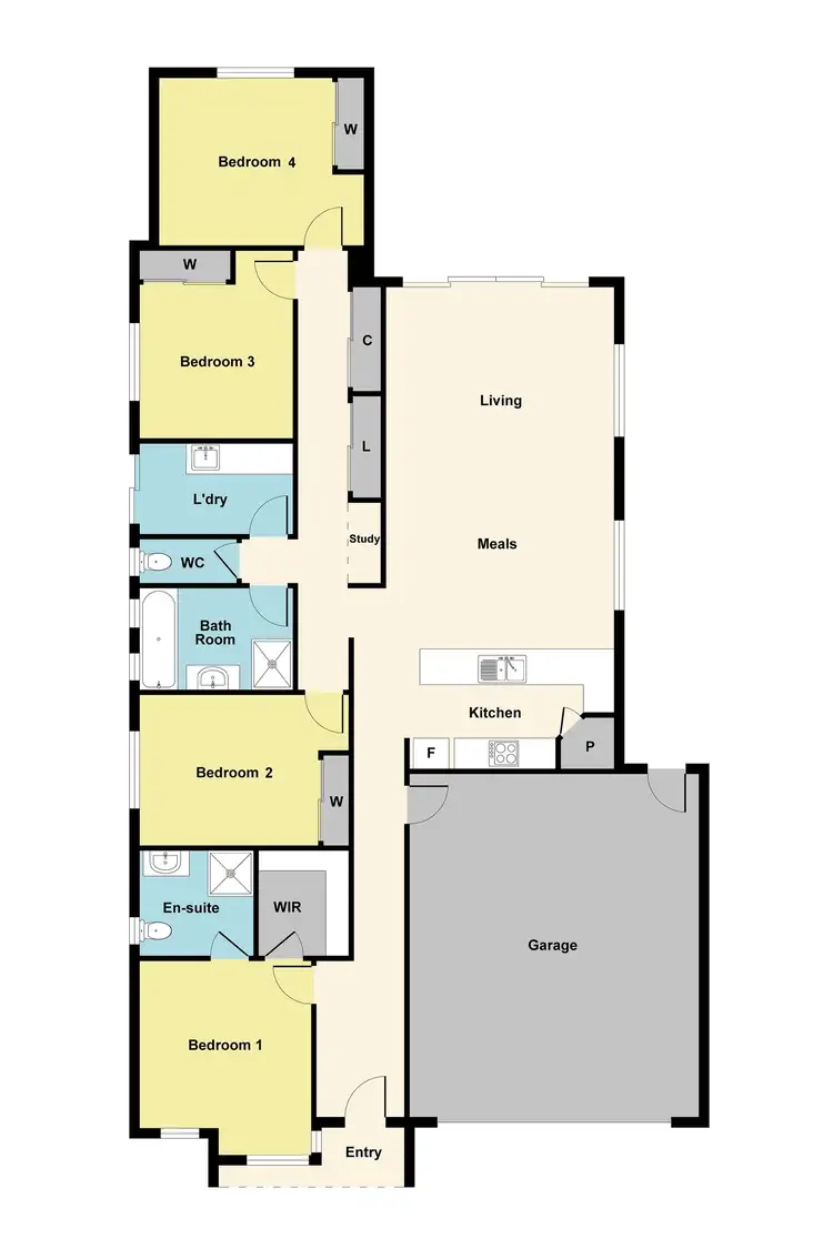 Floorplan of Homely house listing, 11 Regal Drive, Alfredton VIC 3350