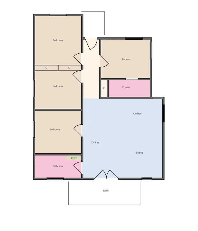 Floorplan of Homely house listing, 5 Nicholls Avenue, Ballarat East VIC 3350
