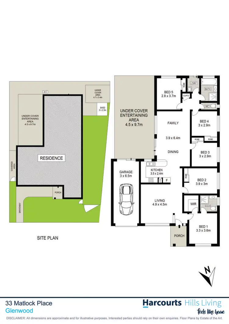 Floorplan of Homely house listing, 33 Matlock Place, Glenwood NSW 2768