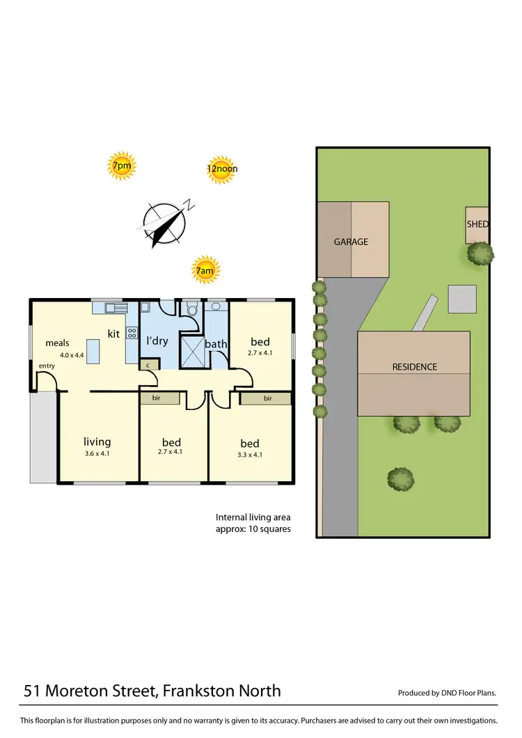 Floorplan of Homely house listing, 51 Moreton Street, Frankston North VIC 3200