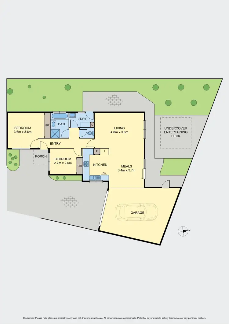 Floorplan of Homely unit listing, 4/25-27 Golf Links Drive, Sunbury VIC 3429
