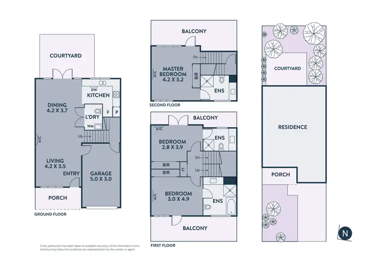 Floorplan of Homely house listing, 10 The Mews, Preston VIC 3072