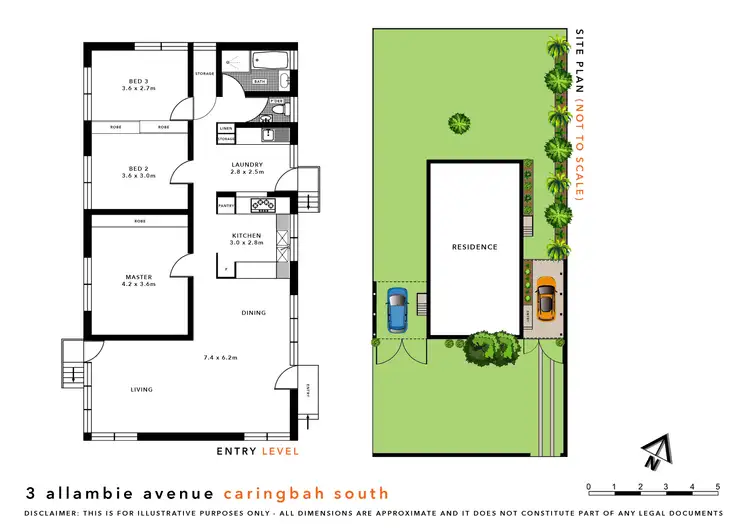 Floorplan of Homely house listing, 3 Allambie Avenue, Caringbah South NSW 2229