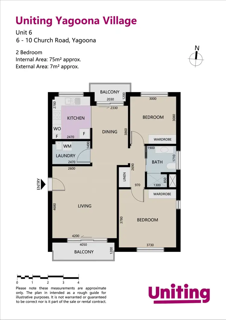 Floorplan of Homely apartment listing, Level 1/10/6-10 Church Road Road, Yagoona NSW 2199