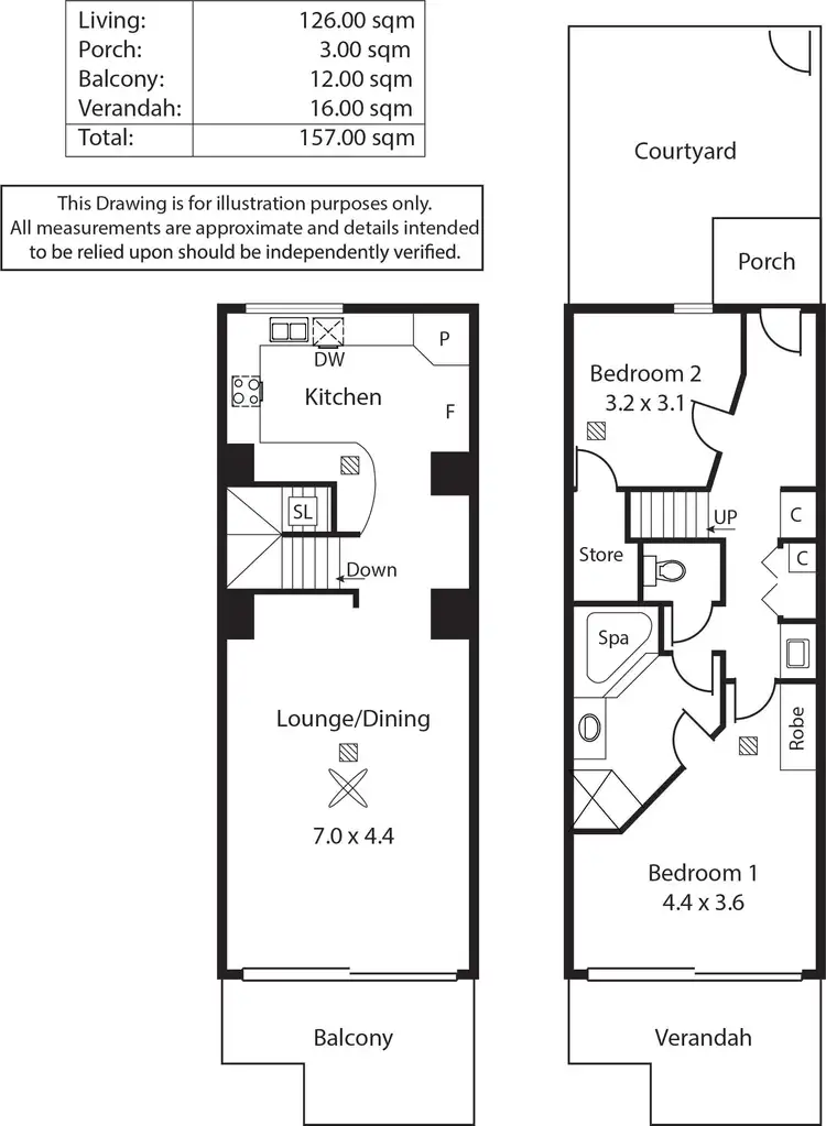 Floorplan of Homely house listing, 10/320-322 Esplanade Esplanade, Moana SA 5169