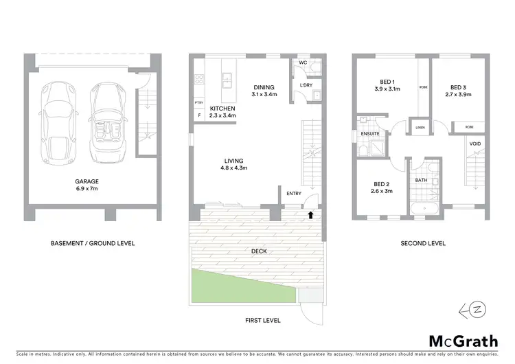 Floorplan of Homely house listing, 176 Plimsoll Drive, Casey ACT 2913