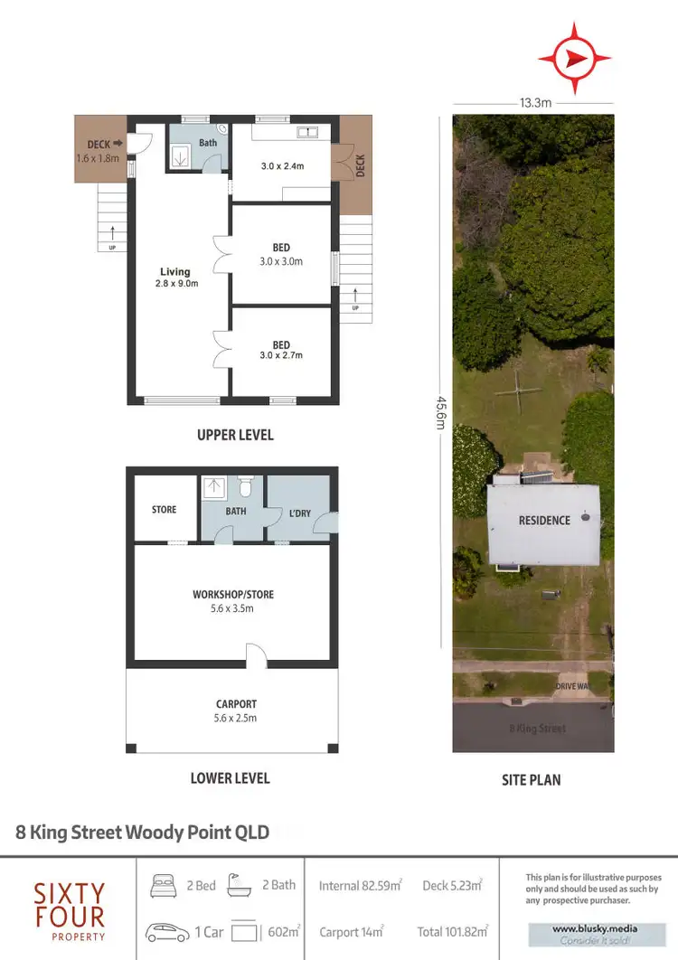 Floorplan of Homely house listing, 8 King Street, Woody Point QLD 4019
