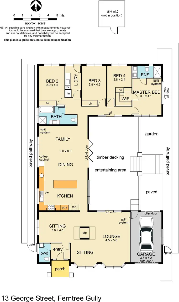 Floorplan of Homely house listing, 13 George Street, Ferntree Gully VIC 3156