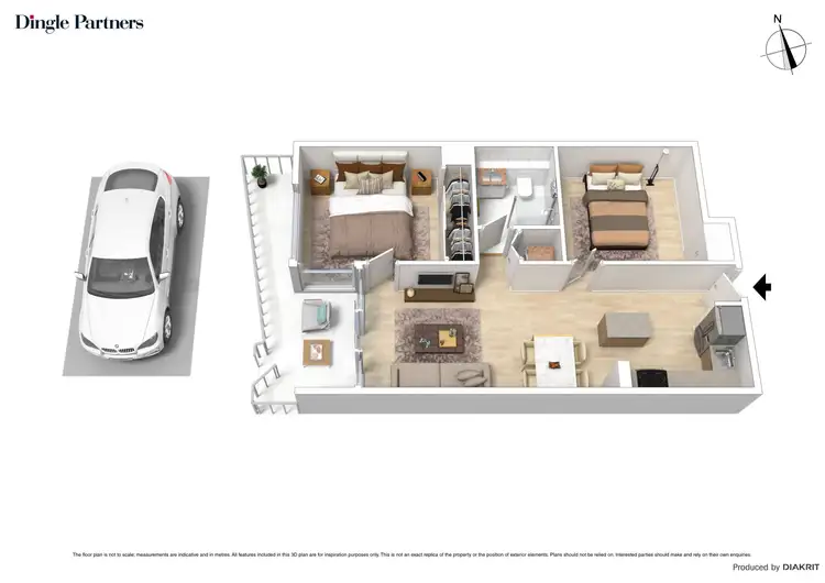Floorplan of Homely apartment listing, 2/5 Flockhart Street, Abbotsford VIC 3067