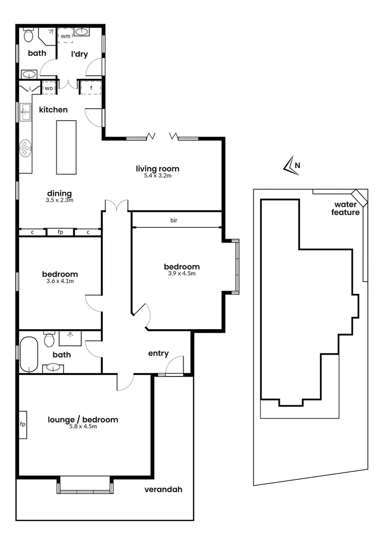 Floorplan of Homely house listing, 46 Victoria Street, Williamstown VIC 3016