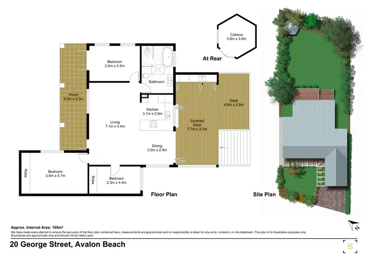 Floorplan of Homely house listing, 20 George Street, Avalon Beach NSW 2107