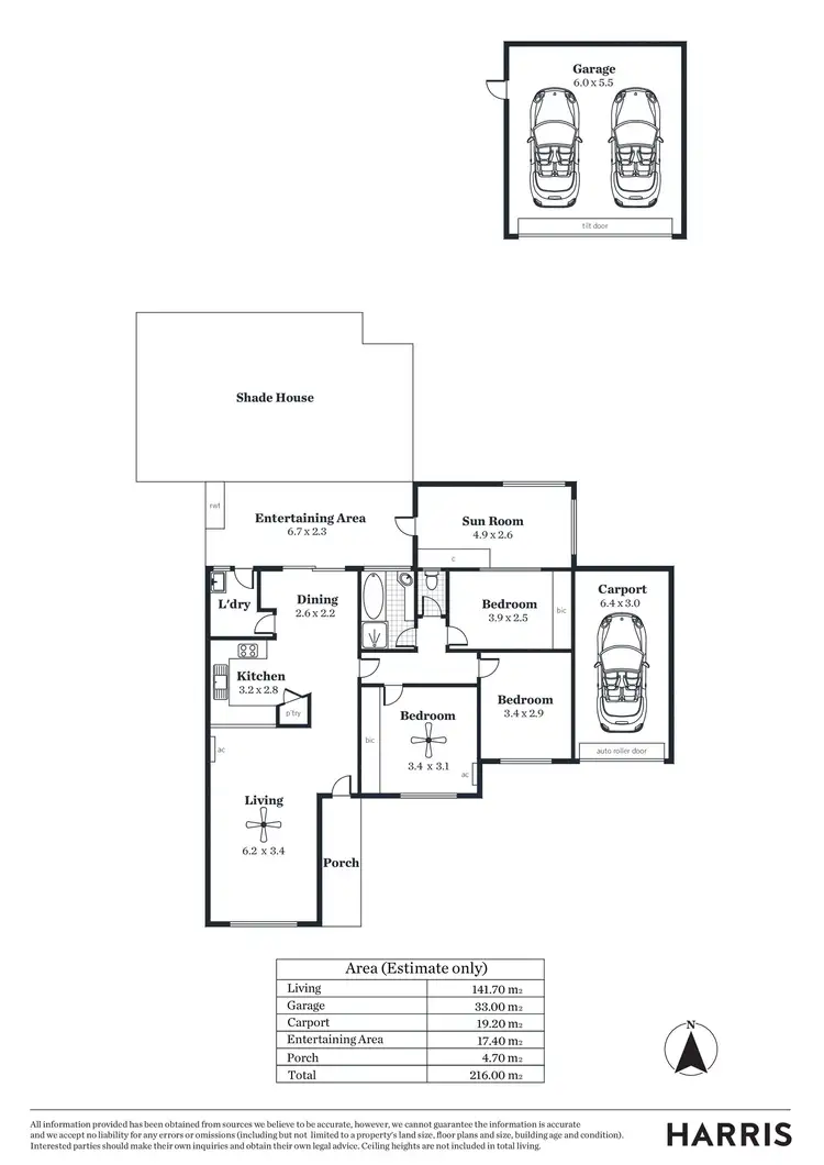 Floorplan of Homely house listing, 47 Gordon Street, Aldinga Beach SA 5173