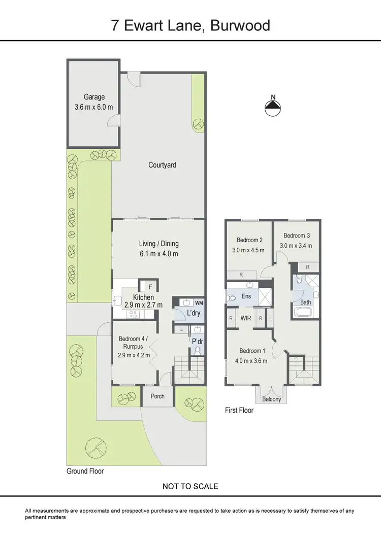 Floorplan of Homely house listing, 7 Ewart Lane, Burwood VIC 3125