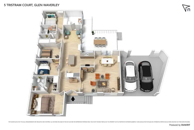 Floorplan of Homely house listing, 5 Tristram Court, Glen Waverley VIC 3150