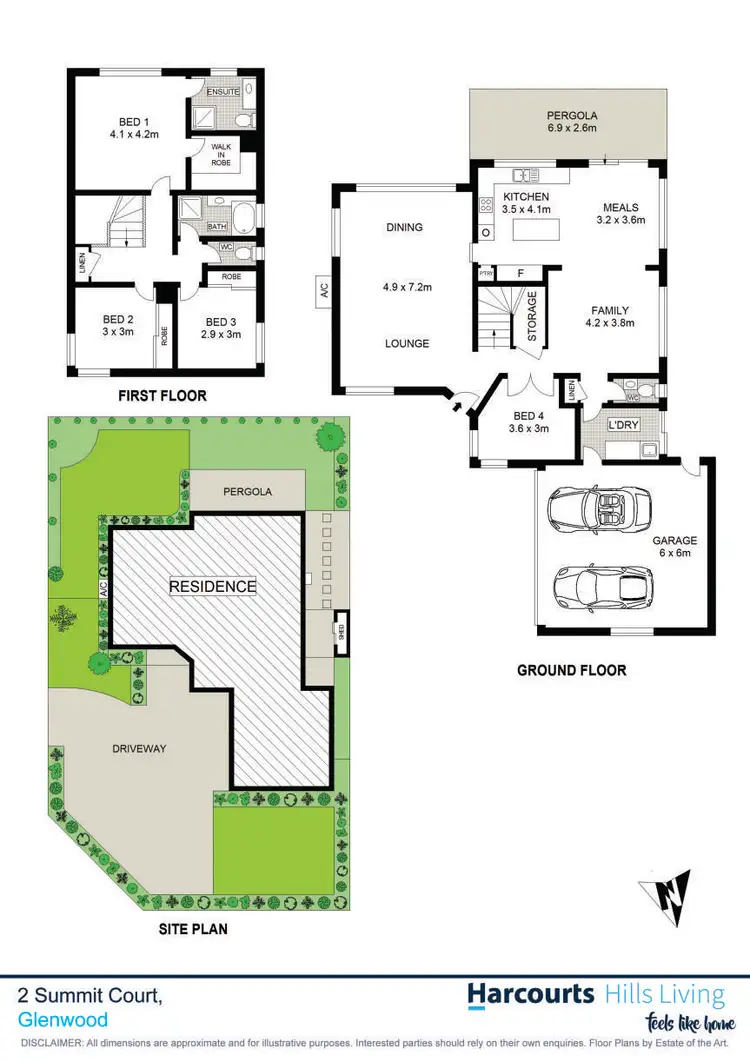 Floorplan of Homely house listing, 2 Summit Court, Glenwood NSW 2768