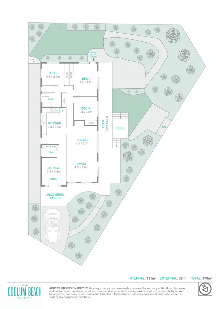Floorplan of Homely house listing, 100 Springfield Avenue, Coolum Beach QLD 4573