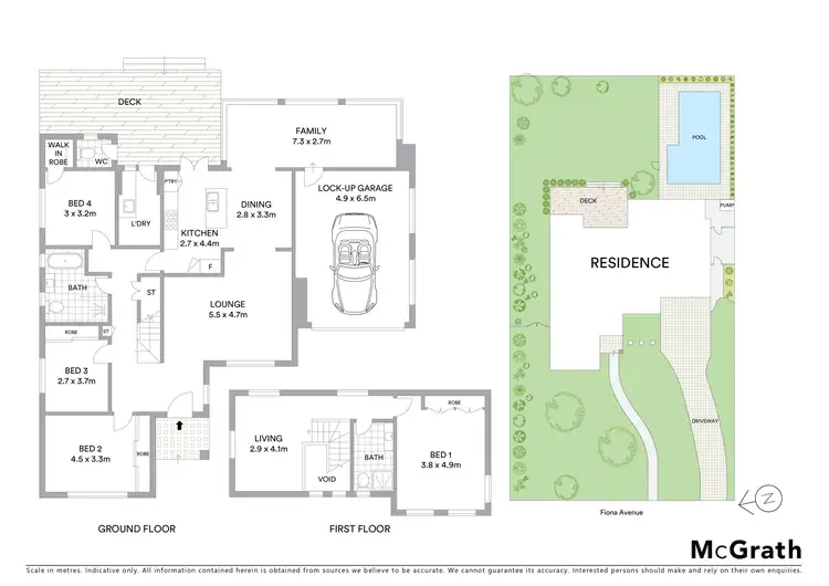 Floorplan of Homely house listing, 9 Fiona Avenue, Wahroonga NSW 2076