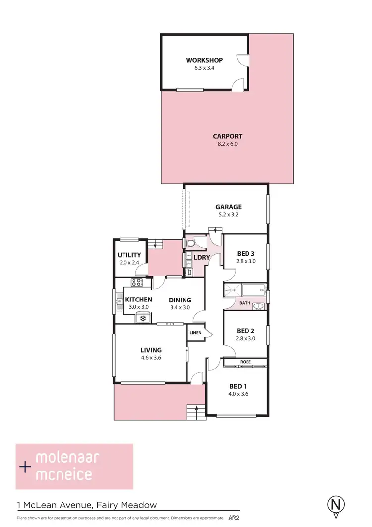 Floorplan of Homely house listing, 1 McLean Avenue, Fairy Meadow NSW 2519