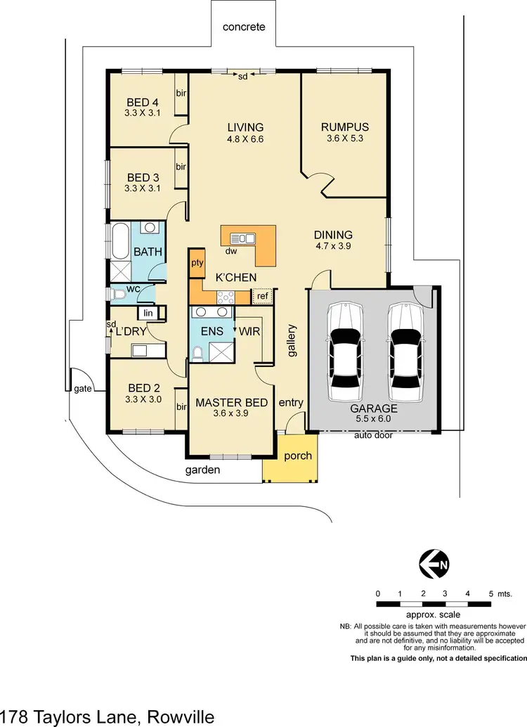 Floorplan of Homely house listing, 178 Taylors Lane, Rowville VIC 3178