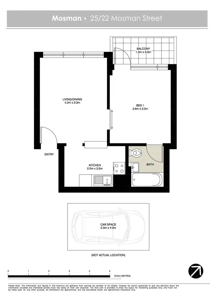 Floorplan of Homely apartment listing, 25/22 Mosman Street, Mosman NSW 2088