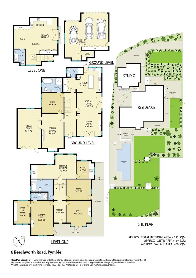 Floorplan of Homely house listing, 6 Beechworth Road, Pymble NSW 2073