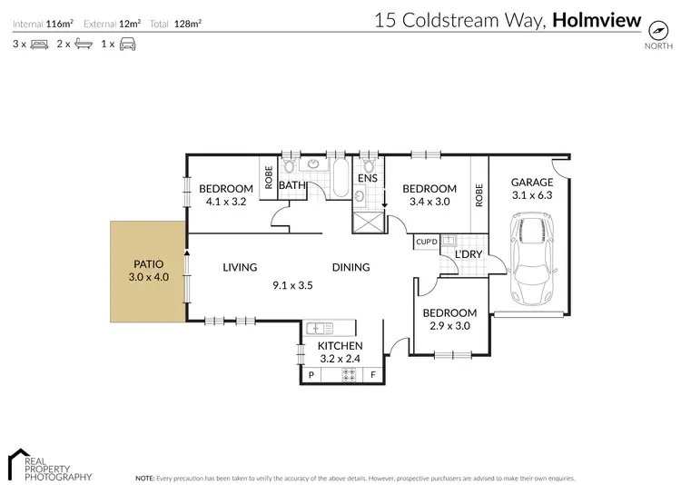 Floorplan of Homely house listing, 15 Coldstream Way, Holmview QLD 4207
