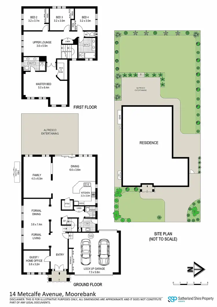 Floorplan of Homely house listing, 14 Metcalfe Avenue, Moorebank NSW 2170